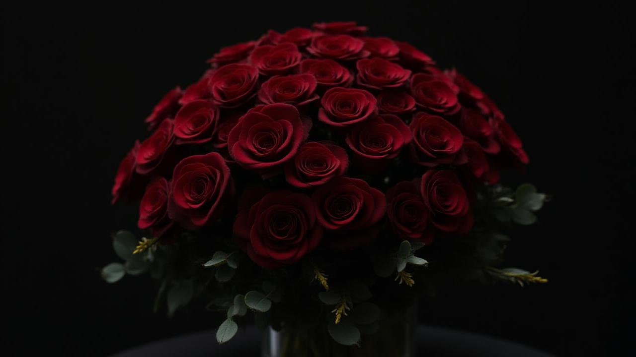 Bouquet Grand Opéra Rouge