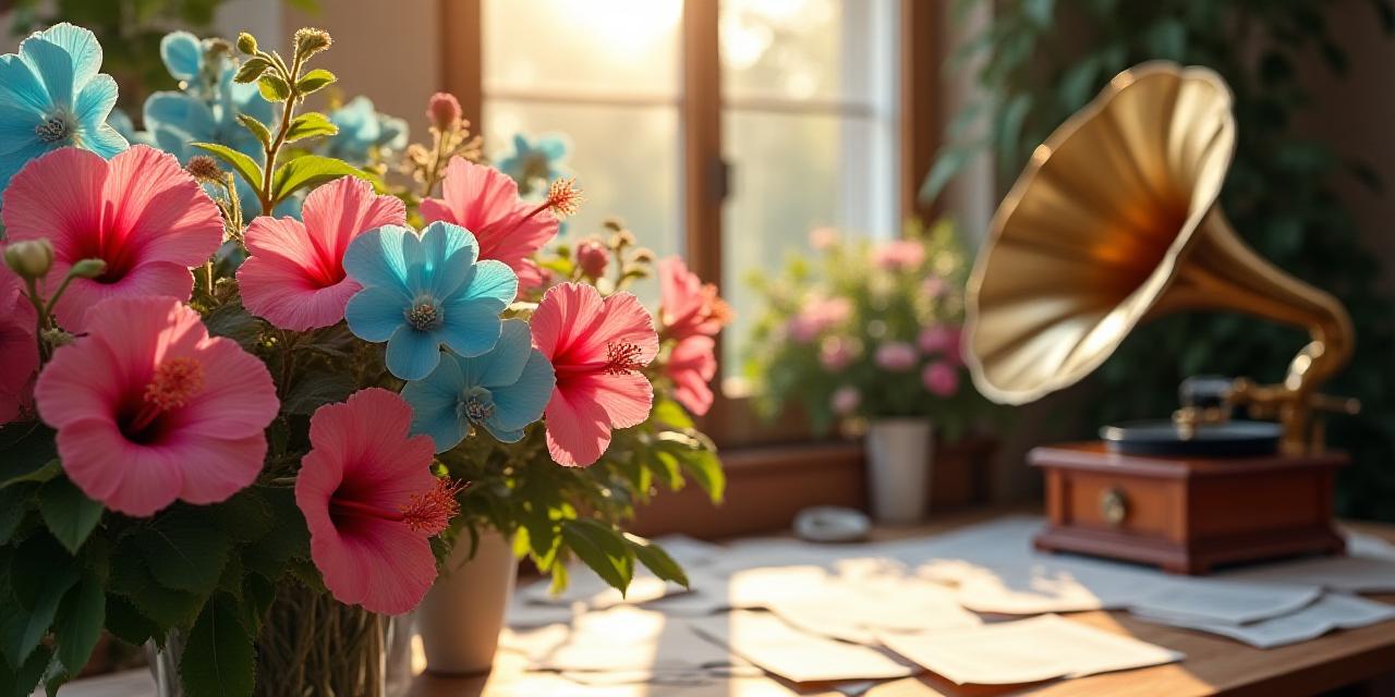 L'atelier floral lumineux de FleurHarmonie à Ivry-sur-Seine avec des compositions musicales et florales
