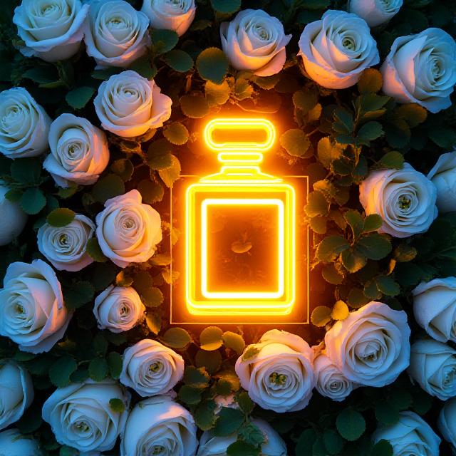 Photocall floral pour la marque Eclat avec logo lumineux