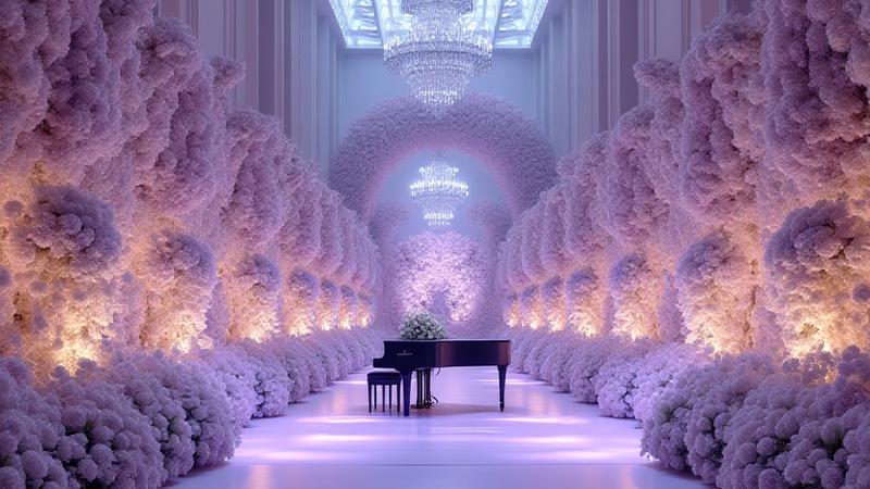 Arche florale spectaculaire pour cérémonie