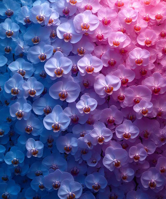 Lancement presse haute couture avec murs floraux musicaux