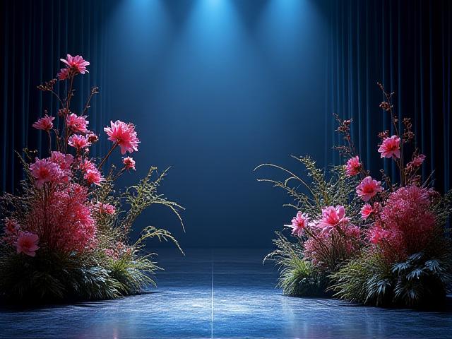 Scénographie florale pour un opéra parisien